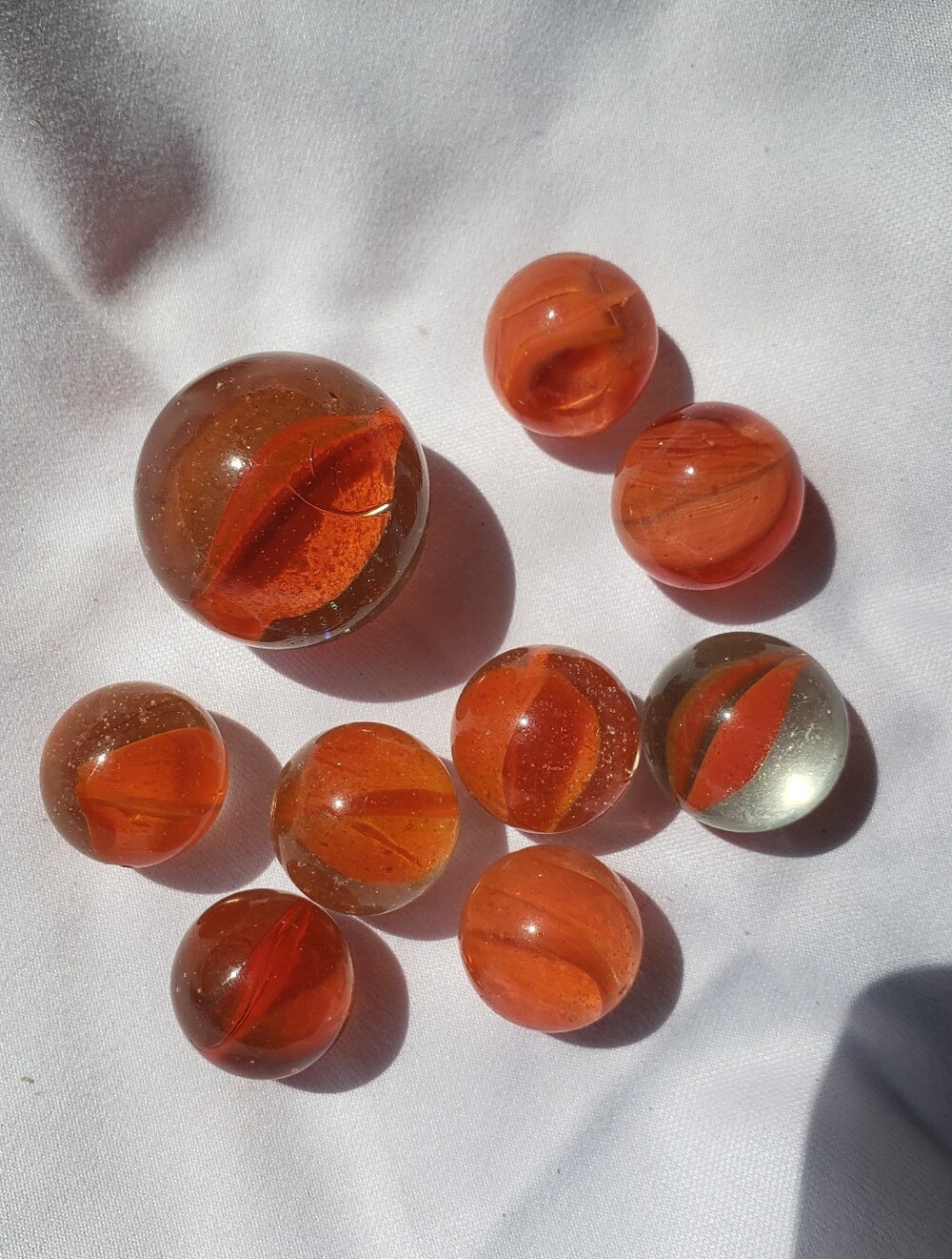 Vintage  Marbles Pre1970 cats eye Near Mint To Mint Condition